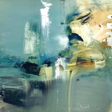 Картина под названием "By the Sea | У моря" - Tanya Grinevich, Подлинное произведение искусства, Масло Установлен на Деревян…