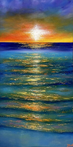 Painting titled "The Colors of the E…" by Tanya Hansen (TanyaSunart), Original Artwork, Acrylic