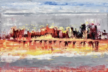 Ζωγραφική με τίτλο "NY City, Oil 120x80…" από Tanya Stefanovich, Αυθεντικά έργα τέχνης, Λάδι