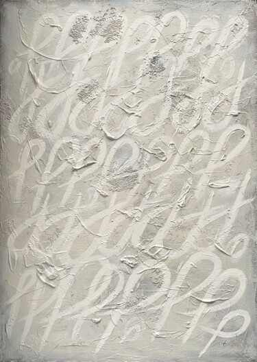 Malerei mit dem Titel "Copybook I" von Tanya Alexeeva, Original-Kunstwerk, Acryl Auf Keilrahmen aus Holz montiert