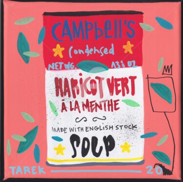 「Campbell's Haricot…」というタイトルの絵画 Tarek Ben Yakhlefによって, オリジナルのアートワーク, アクリル