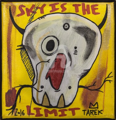 Картина под названием "Sky is the limit" - Tarek Ben Yakhlef, Подлинное произведение искусства, Акрил