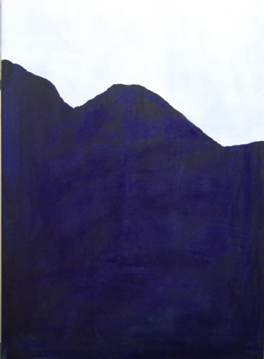 Painting titled "Mountains" by Tata Vo, Original Artwork, Acrylic