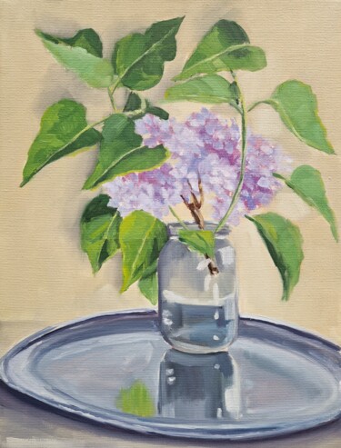 Pittura intitolato "Lilac (22)" da Tatiana Karchevskaya, Opera d'arte originale, Olio