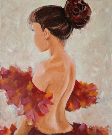 Peinture intitulée "Charming dancer" par Tatiana Karchevskaya, Œuvre d'art originale, Acrylique