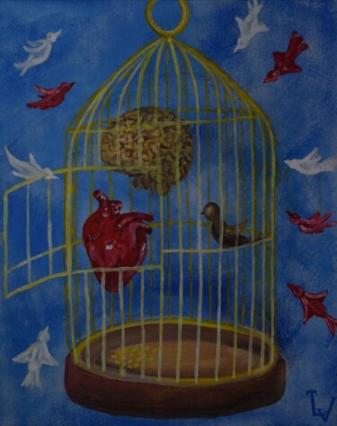 Картина под названием "Выбор" - Татьяна Лысова, Подлинное произведение искусства, Масло