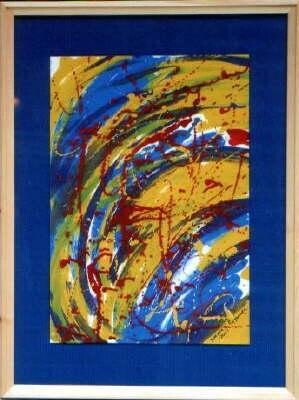 Painting titled "Baltic Wind" by Tatiana Pouzanova-Galatch, Original Artwork