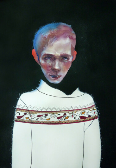 Malarstwo zatytułowany „On the dark side” autorstwa Tatiana Sereda, Oryginalna praca, Akwarela