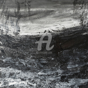 Картина под названием "Gray earth, gray mi…" - Tatiana Soteropoulos, Подлинное произведение искусства, Акрил