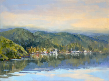 Pintura titulada "Inverness Across th…" por Tatyana Fogarty, Obra de arte original, Oleo