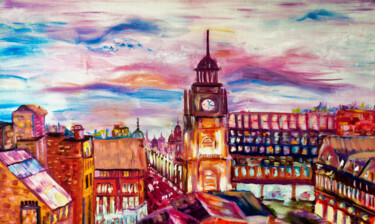 Malarstwo zatytułowany „Glasgow” autorstwa Tatyana Pertsel, Oryginalna praca, Olej