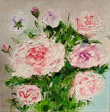 Pittura intitolato "Pink mood" da Tatyana Zarembovskaya, Opera d'arte originale, Olio