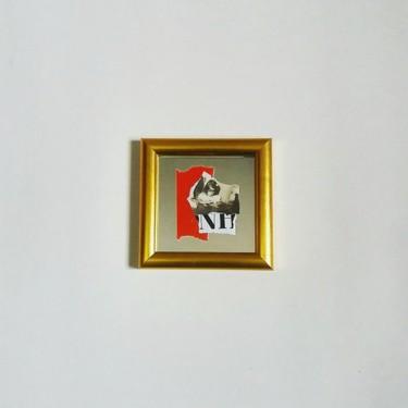 Collages titled "Você consegue ver o…" by Tchago Martins, Original Artwork, Collages Mounted on Glass