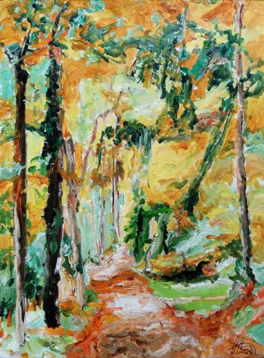 Peinture intitulée "Arboretum" par Antoine Juliens, Œuvre d'art originale, Acrylique