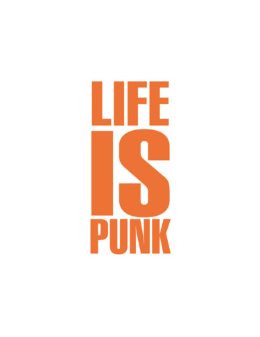 Prenten & gravures getiteld "Tehos - Life is punk" door Tehos, Origineel Kunstwerk, Anders