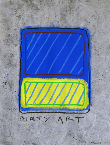 Peinture intitulée "Tehos - Dirty art" par Tehos, Œuvre d'art originale, Acrylique