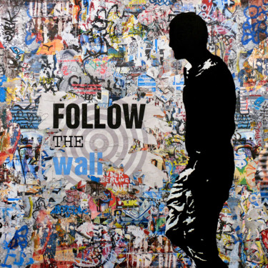 "Tehos - Follow the…" başlıklı Tablo Tehos tarafından, Orijinal sanat, Diğer