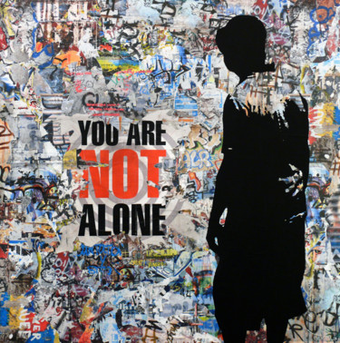 Peinture intitulée "Tehos - You are not…" par Tehos, Œuvre d'art originale, Acrylique