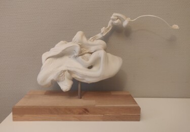 「The Cloud」というタイトルの彫刻 Tenos3000によって, オリジナルのアートワーク, プラスチック