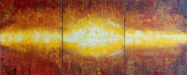 Картина под названием "SUNSET TRYPTICH" - Teresa Wegrzyn, Подлинное произведение искусства, Акрил
