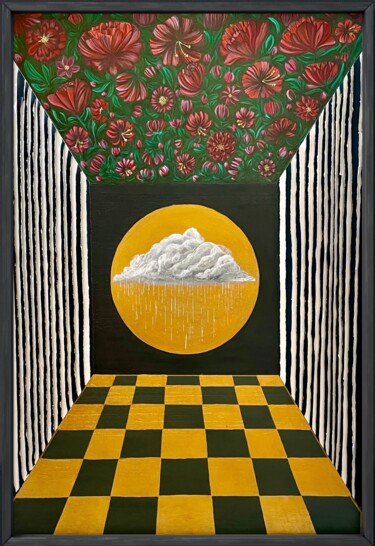 绘画 标题为“Painting with colla…” 由Tetiana Sanzharovska, 原创艺术品, 胶带