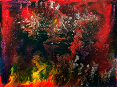 Картина под названием "Bright Energy color…" - Tetiana Surshko (SurshkoArt), Подлинное произведение искусства, Акрил
