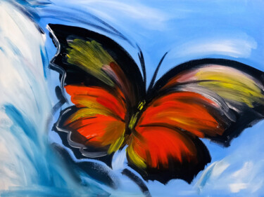 印花与版画 标题为“Butterfly Art Paint…” 由Tetiana Surshko (SurshkoArt), 原创艺术品, 数字打印