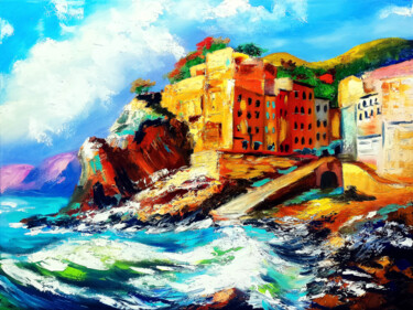 绘画 标题为“Dubrovnik painting” 由Tetiana Surshko (SurshkoArt), 原创艺术品, 油