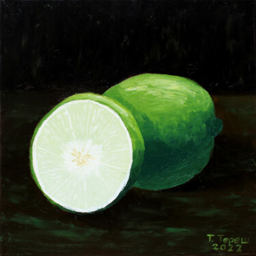 Pintura intitulada ""Lime"" por Tetiana Teresh, Obras de arte originais, Óleo