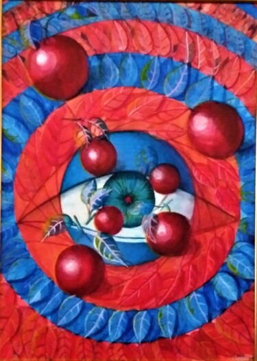 Pintura titulada "Елисейские поля на…" por Tetiana Velyka, Obra de arte original, Acrílico