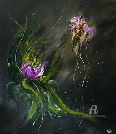 Painting titled "Shyla.jpg" by Thaïs, Original Artwork, Acrylic