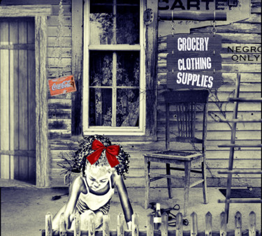 Digital Arts titled "Carter's Outlet" by Aileen Collins (The Java Girl Collection), Original Artwork, Collages