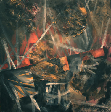 Картина под названием ""Anhor I : la quête…" - Thierry Etheve, Подлинное произведение искусства, Акрил Установлен на Деревян…