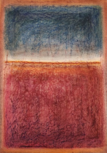 Malerei mit dem Titel "Alba" von Thia Path, Original-Kunstwerk, Pastell
