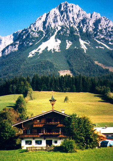 Photographie intitulée "Tyrol" par Thierry Angot, Œuvre d'art originale, Photographie argentique