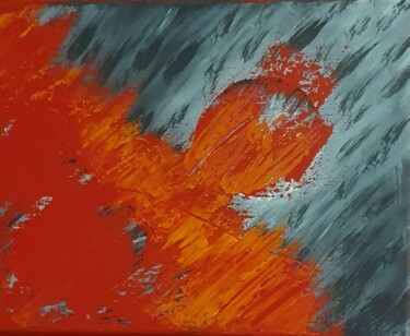 Peinture intitulée "La Torche" par Thierry Deluc, Œuvre d'art originale, Acrylique