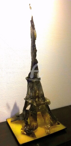 Sculpture titled "Paris 2024" by Thierry Fromenteau, Original Artwork, Plastic