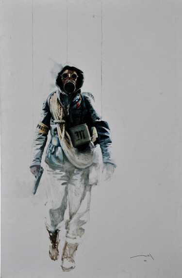 Malarstwo zatytułowany „propaganda” autorstwa Thierry Marchal, Oryginalna praca, Olej