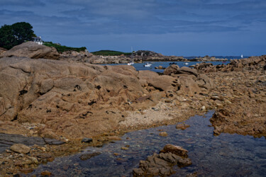 Fotografia zatytułowany „Carantec, l'île Cal…” autorstwa Thierry Martin, Oryginalna praca, Fotografia cyfrowa