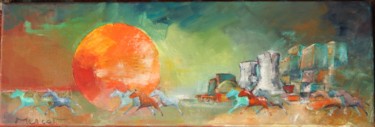 Pittura intitolato "cheval liberte 3" da Thierry Merget, Opera d'arte originale, Acrilico Montato su Telaio per barella in l…