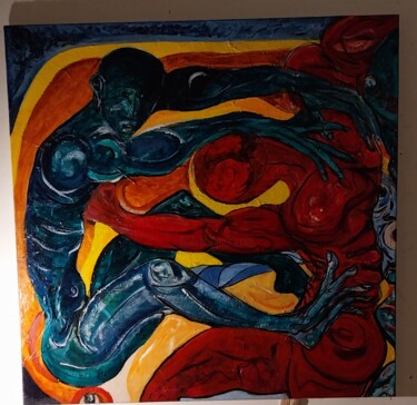 Painting titled "WARS" by Thierry Piquand (SOLIENAS), Original Artwork, Acrylic
