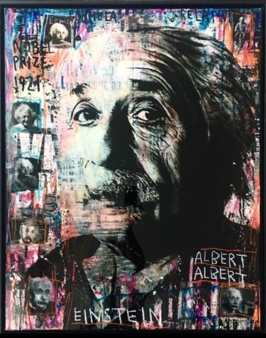 Peinture intitulée "ALBERT" par Thierry Rasine, Œuvre d'art originale, Acrylique Monté sur Châssis en bois