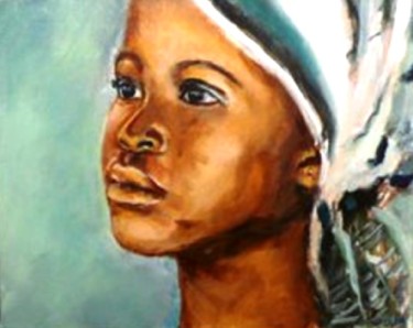 Peinture intitulée "jeune-fille.jpg" par Thierry Moreau, Œuvre d'art originale
