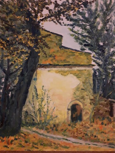 Peinture intitulée "bastide" par Thomas Balivet, Œuvre d'art originale, Huile