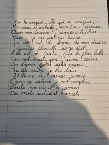 Desenho intitulada "Les lettre sont une…" por Thomas Krajcovic, Obras de arte originais, Canetac de aerossol