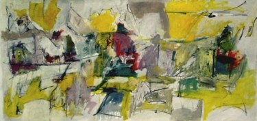 Malerei mit dem Titel "Abstract on Canvas…" von Thomas Pierce Mudd, Original-Kunstwerk, Öl