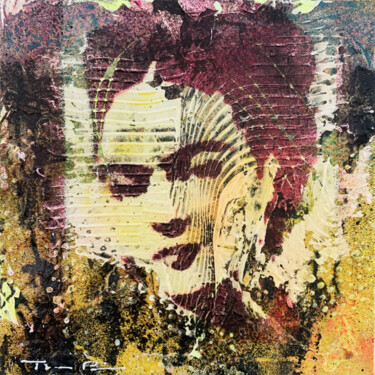 Картина под названием "Frida" - Thomas Pierre, Подлинное произведение искусства, Акрил Установлен на Деревянная рама для нос…