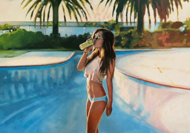 Pintura intitulada "The last thing i re…" por Thomas Saliot, Obras de arte originais, Óleo