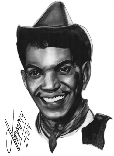 Dibujo titulada "Cantinflas Actor Me…" por Thommy, Obra de arte original, Grafito