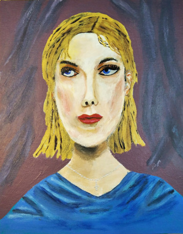 Ζωγραφική με τίτλο "Anna Karenina" από Tibor Probst, Αυθεντικά έργα τέχνης, Ακρυλικό